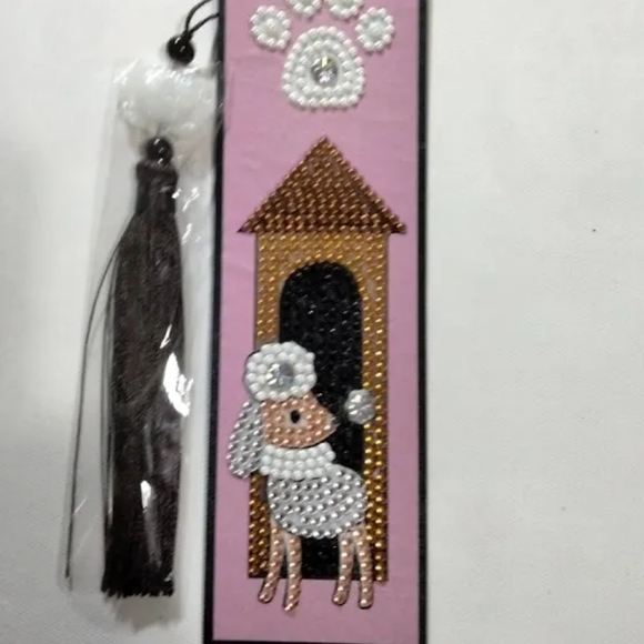 Diamond Art Dog Bookmark - Picture 1 of 1